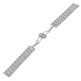 Maxbell 22mm Universal Stainless Steel Watch Band for Huawei Replace Strap Silver