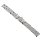 Maxbell 22mm Universal Stainless Steel Watch Band for Huawei Replace Strap Silver