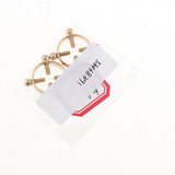 Maxbell 2pcs Stainless Steel Adjustable Screw Circle Nipplering Shield Gold