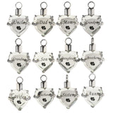 Maxbell Crystal Heart Cremation Jewellery Ash Urn Pendant Keepsake Necklace Dad