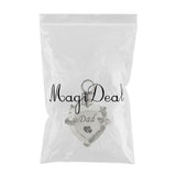 Maxbell Crystal Heart Cremation Jewellery Ash Urn Pendant Keepsake Necklace Dad