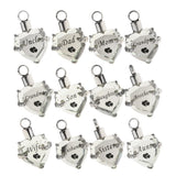 Maxbell Crystal Heart Cremation Jewellery Ash Urn Pendant Keepsake Necklace Dad