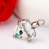 Maxbell Crystal Heart Cremation Jewellery Ash Urn Pendant Keepsake Necklace Daughter