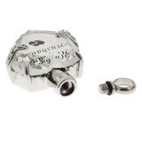 Maxbell Crystal Heart Cremation Jewellery Ash Urn Pendant Keepsake Necklace Husband