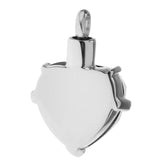 Maxbell Crystal Heart Cremation Jewellery Ash Urn Pendant Keepsake Necklace Husband
