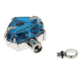 Maxbell Love Heart Blue Crystal Urn Memorial Ash Keepsake Cremation Pendant brother