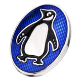 Maxbell Enamel Brass Penguin Collar Brooch Pin Collar Lapel Corsage Fashion Jewelry