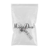 Maxbell Double Cross with Crystal Stainless Steel Cremation Family Keepsake Uncle