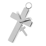 Maxbell Cross Crystal Stainless Steel Urn Cremation Family Keepsake Pendant Brother