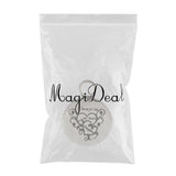 Maxbell Stainless Steel Round Memorial Keepsake Always in My Heart Pendant Daughter