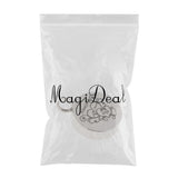 Maxbell Stainless Steel Round Memorial Keepsake Always in My Heart Pendant Wife