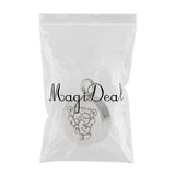 Maxbell Stainless Steel Round Memorial Keepsake Always in My Heart Pendant Aunt