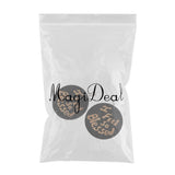 Maxbell Vintage Black Wood Ethnic Lettering Tribal Dangle Earring I FEEL SO BLESSED