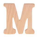 Maxbell Baby Wooden Teether Toys Letter Shapes DIY Wooden Teether KitM