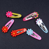 Maxbell 12Pcs Girls Baby Toddler Princess Snap Hair Clips Hair Accessories  Style 1