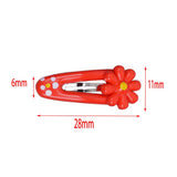 Maxbell 12Pcs Girls Baby Toddler Princess Snap Hair Clips Hair Accessories  Style 1