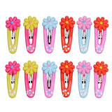 Maxbell 12Pcs Girls Baby Toddler Princess Snap Hair Clips Hair Accessories  Style 1
