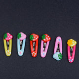 Maxbell 12Pcs Girls Baby Toddler Princess Snap Hair Clips Hair Accessories  Style 2