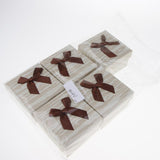 Maxbell 5 Pieces Watch Box Holder Organizer Storage Bracelet Storage Gift Case Brown