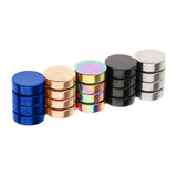Maxbell 5 Pairs Stainless Steel Magnetic Non-piercing Clip On Ear Stud Earrings 8mm