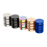 Maxbell 5 Pairs Stainless Steel Magnetic Non-piercing Clip On Ear Stud Earrings 8mm