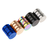 Maxbell 5 Pairs Stainless Steel Magnetic Non-piercing Clip On Ear Stud Earrings 8mm