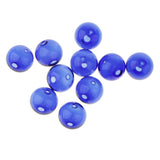 Maxbell 10pcs 20mm Glass Ball Bottle Pendant Dangle for Art Jewelry Crafts Blue