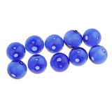 Maxbell 10pcs 20mm Glass Ball Bottle Pendant Dangle for Art Jewelry Crafts Blue