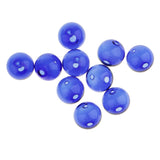 Maxbell 10pcs 20mm Glass Ball Bottle Pendant Dangle for Art Jewelry Crafts Blue