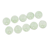 Maxbell 10pcs 16mm Globe Glass Bottle Charms Pendant DIY Jewelry Making Green