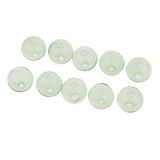 Maxbell 10pcs 16mm Globe Glass Bottle Charms Pendant DIY Jewelry Making Green