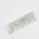 Maxbell 10pcs 20mm Glass Ball Bottle Pendant Dangle for Art Jewelry Crafts Green