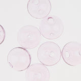 Maxbell 10pcs 16mm Globe Glass Bottle Charms Pendant DIY Jewelry Making Pink