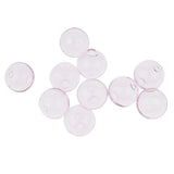 Maxbell 10pcs 16mm Globe Glass Bottle Charms Pendant DIY Jewelry Making Pink