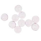 Maxbell 10pcs 16mm Globe Glass Bottle Charms Pendant DIY Jewelry Making Pink