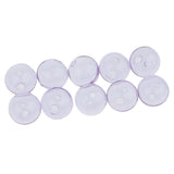 Maxbell 10pcs 16mm Globe Glass Bottle Charms Pendant DIY Jewelry Making Purple