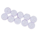 Maxbell 10pcs 16mm Globe Glass Bottle Charms Pendant DIY Jewelry Making Purple