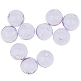 Maxbell 10pcs 16mm Globe Glass Bottle Charms Pendant DIY Jewelry Making Purple