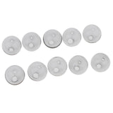 Maxbell 10pcs 16mm Globe Glass Bottle Charms Pendant DIY Jewelry Making Gray