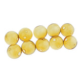 Maxbell 10pcs 16mm Globe Glass Bottle Charms Pendant DIY Jewelry Making Yellow