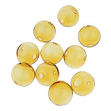 Maxbell 10pcs 16mm Globe Glass Bottle Charms Pendant DIY Jewelry Making Yellow