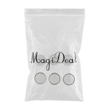 Maxbell 6pcs 20mm Half Glass Bottle Globe Cover Charms DIY Jewelry Making Gray