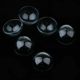 Maxbell 6pcs 20mm Half Glass Bottle Globe Cover Charms DIY Jewelry Making Dark Green