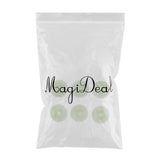 Maxbell 6 Piece Handmade Mushroom Shape Glass Globe Vial Dome Cover Charm Green