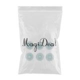 Maxbell 6 Piece Handmade Mushroom Shape Glass Globe Vial Dome Cover Charm Dark Green
