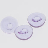 Maxbell 6 Piece Handmade Mushroom Shape Glass Globe Vial Dome Cover Charm Purple