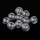 Maxbell Hand-made Glass Ball Covers Bottle Charms Pendant DIY Jewelry Makings 18mm