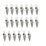 Maxbell 20 Pieces/Lot DIY Crafts Vintage Zinc Alloy Accessories Snail Charm Pendants