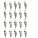 Maxbell 20 Pieces/Lot DIY Crafts Vintage Zinc Alloy Accessories Snail Charm Pendants