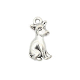Maxbell 20 Pieces Dog Puppy Charms Pendant Finding Beads Making Accessories Craft